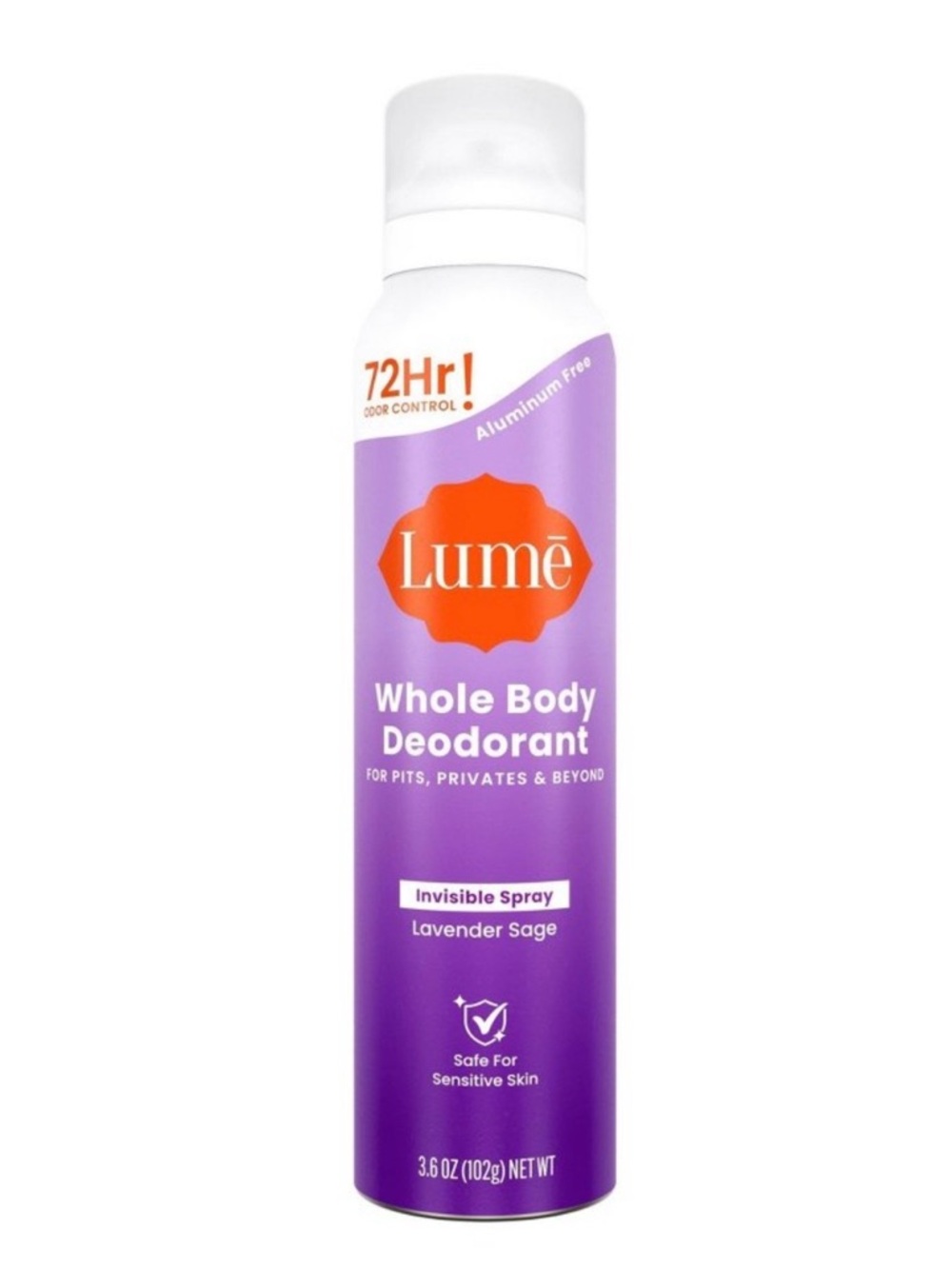 Lumē Whole Body Deodorant - Lavender Sage (Purple)